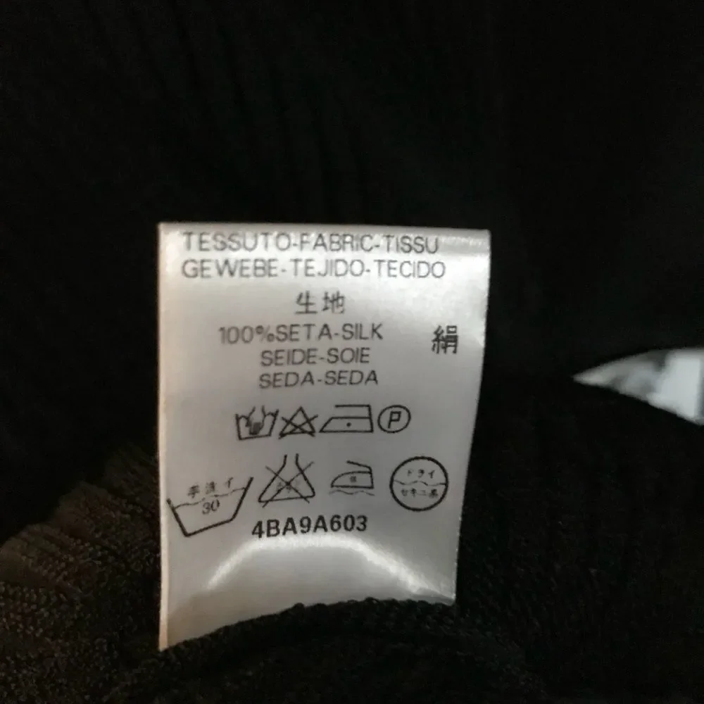 Valentino Garavani Black Jersey Ribbed Dress L NWT - Picture 5 of 6